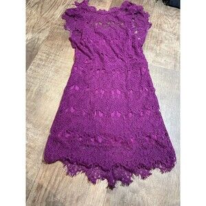 Free People Dress Womens XS Purple Lace